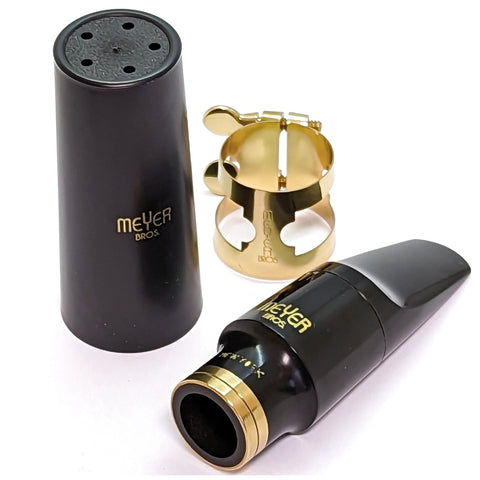 Meyer Alto Saxophone Rubber Mouthpiece, New York Connoisseur Series 7M