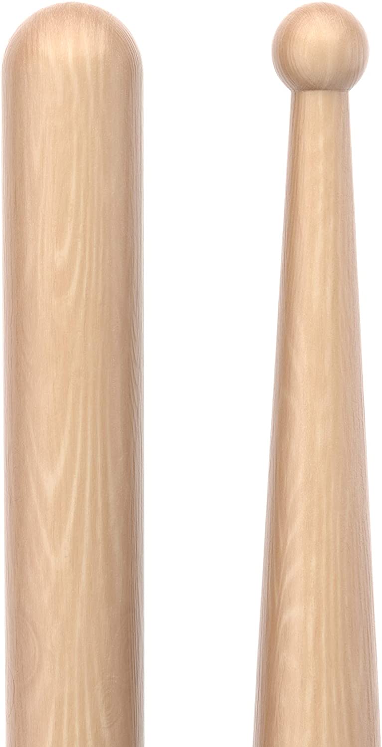 Promark Finesse 5A Long Maple Drumstick, Small Round Wood Tip
