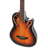 Ovation Celebrity Elite E-Acoustic Bass CEB44-1N, MS/Mid/Cutaway, New England Burst