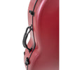 PURE by GEWA Cello Case, Polycarbonate 4.8, Red w/Wheels