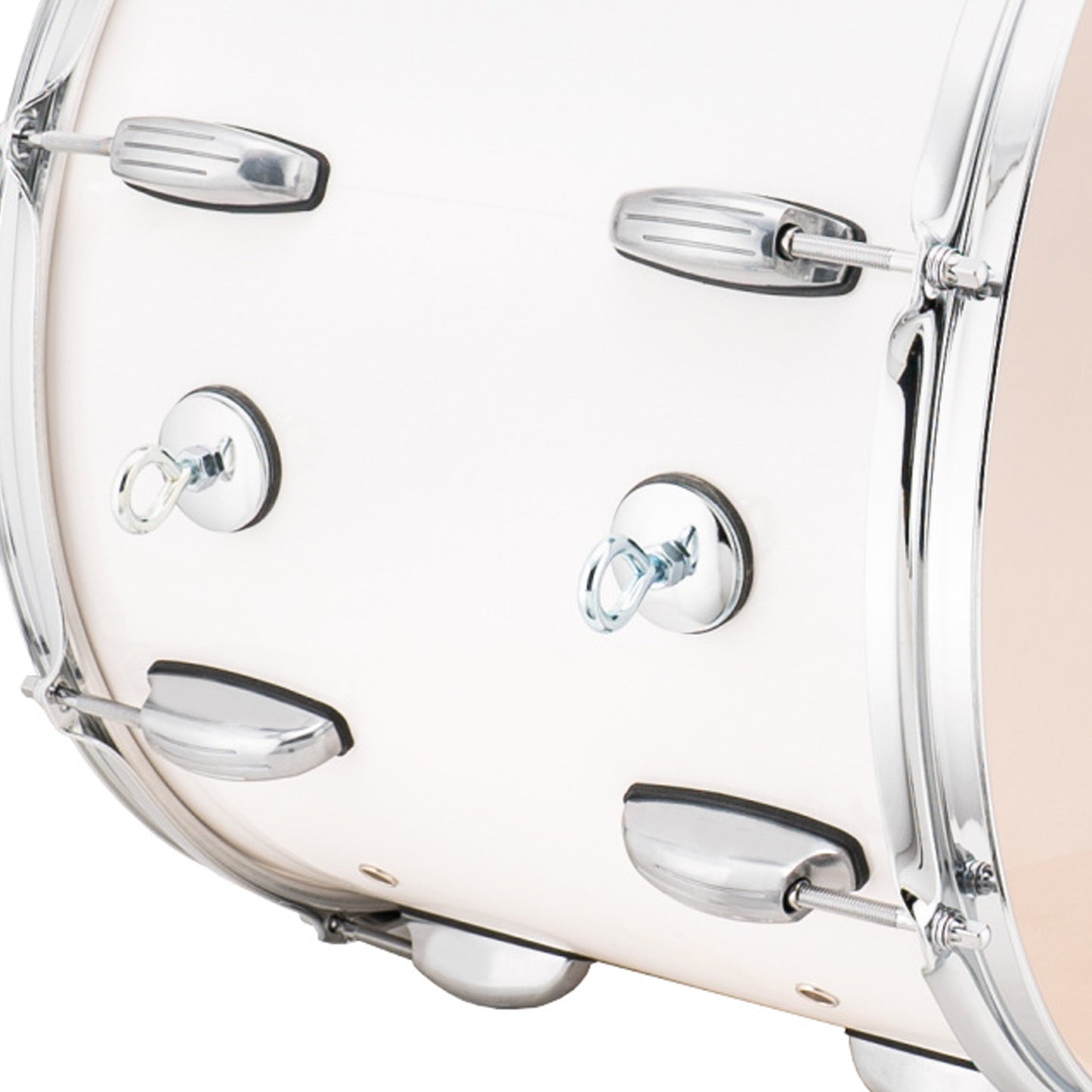 Ludwig LUCT16PW Ultimate Marching 12X16 Single Chest Tenor Drum White Cortex