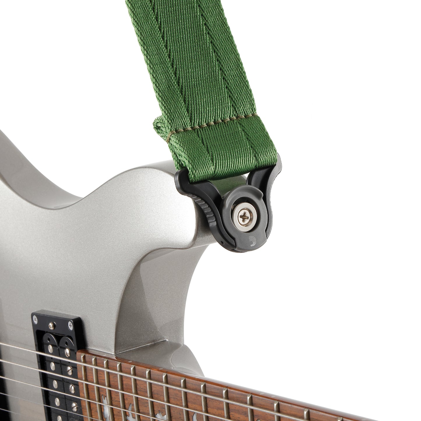 D'Addario Auto Lock Guitar Strap, Verdant