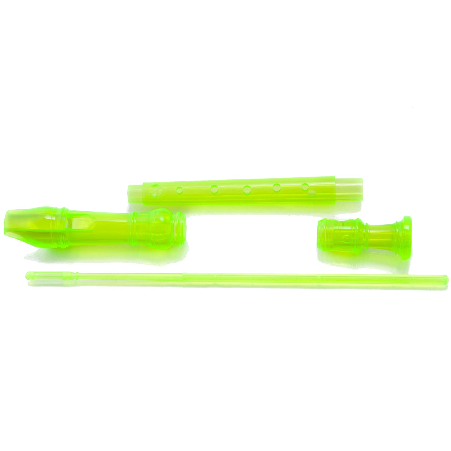 D'Luca Student 3 Piece Recorder Flute Green