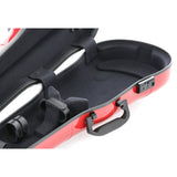 GEWA Violin Case, Air 1.7, Shaped, 4/4, Red/Black, High Gloss, w/Subway Handle