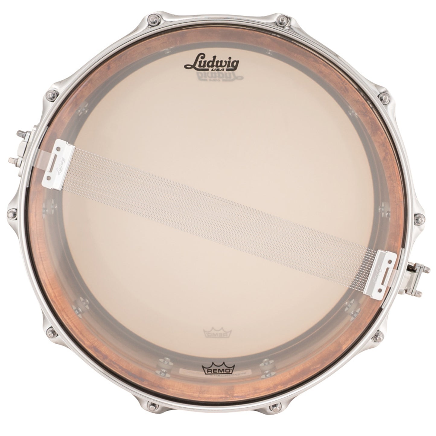 Ludwig LB550R Bronze Phonic 5x14 "RAW" Natural Patina Shell, Imperial Lugs Snare Drum