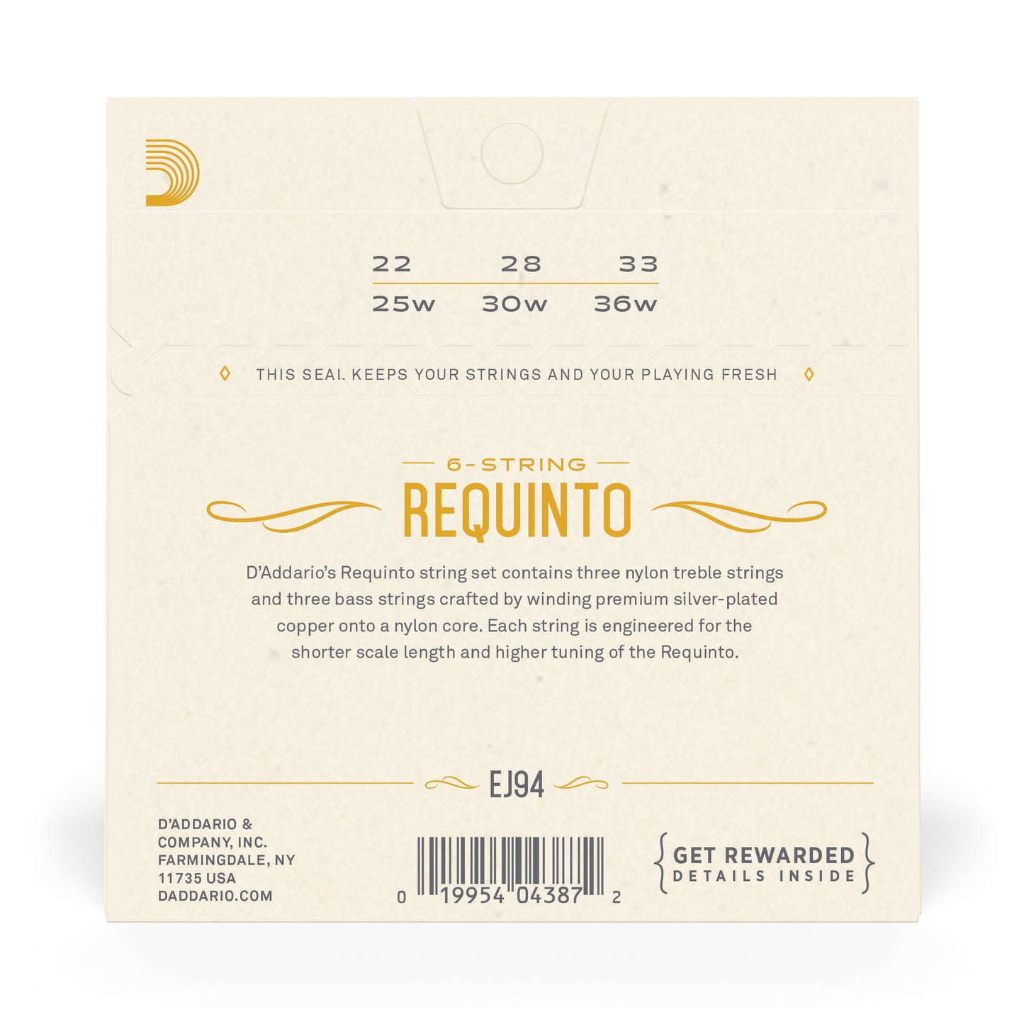 D'Addario EJ94 Requinto Strings