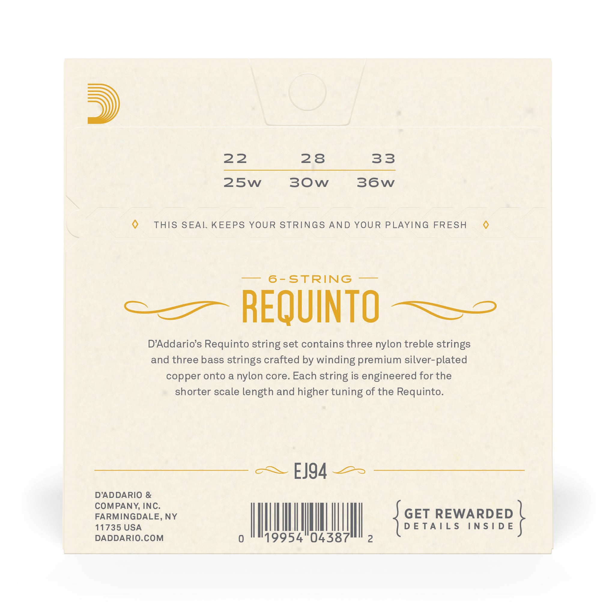 D'Addario EJ94 Requinto Strings