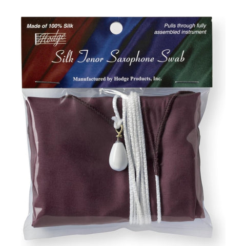 Hodge Silk Swab, Tenor Saxophone, Burgundy