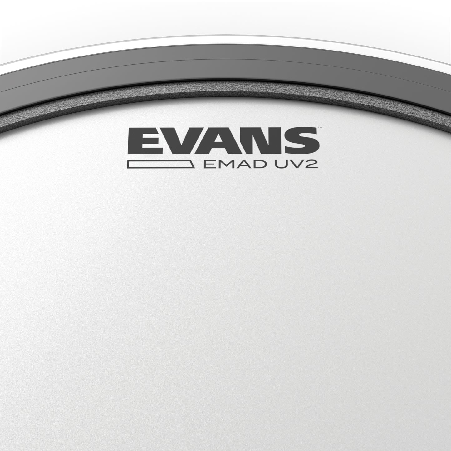 Evans EMAD UV2 Coated Bass Drumhead, 16 Inch Tom Hoop