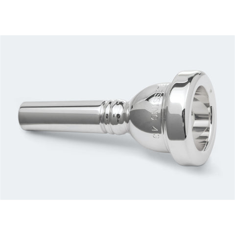 Blessing Trombone Mouthpiece, 4G, Large Shank, Silver-Plated