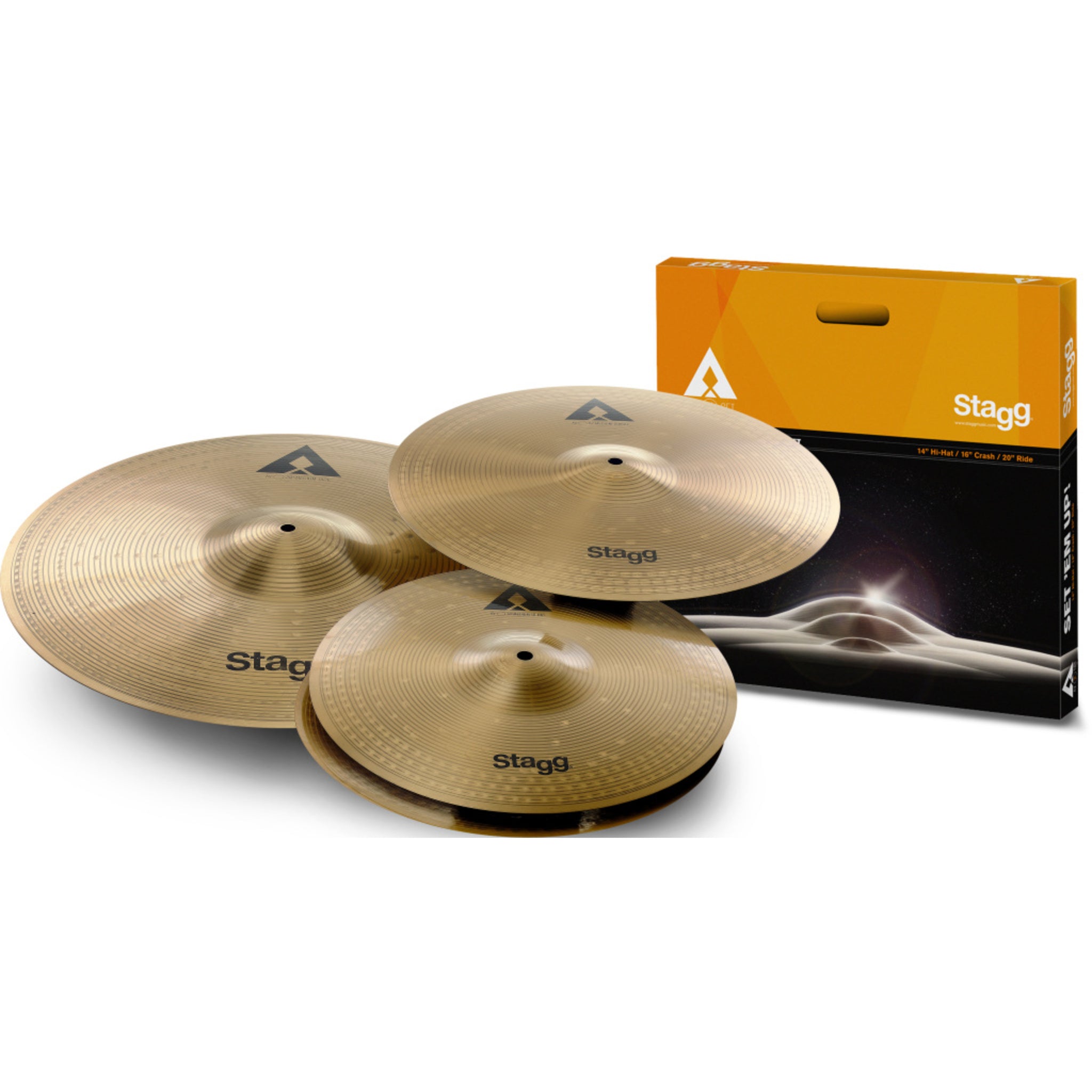 Stagg Copper-steel Alloy Innovation Cymbal Set