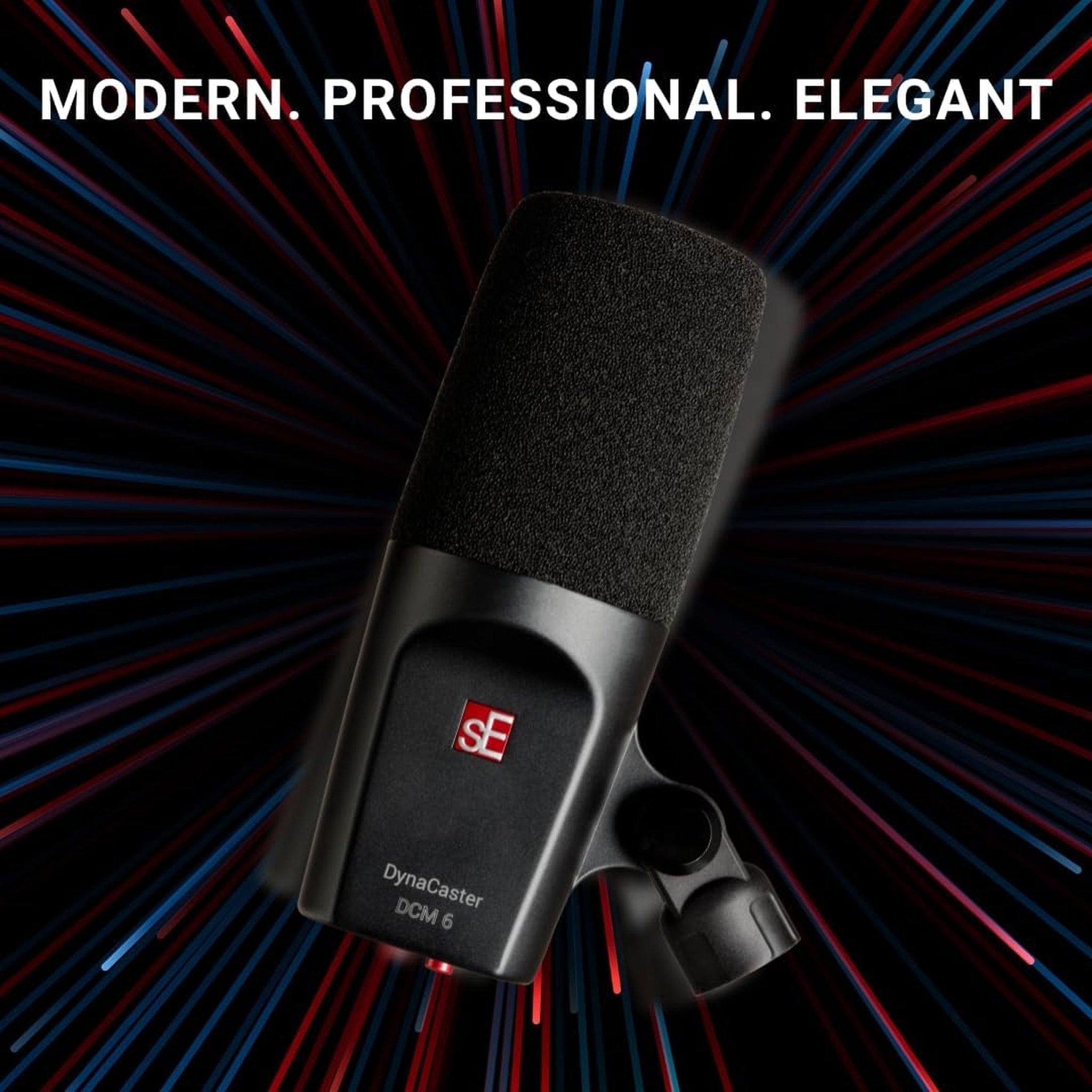 sE Electronics All-purpose Dynamic Broadcast Mic, built-in +30dB Gain Mic Pre