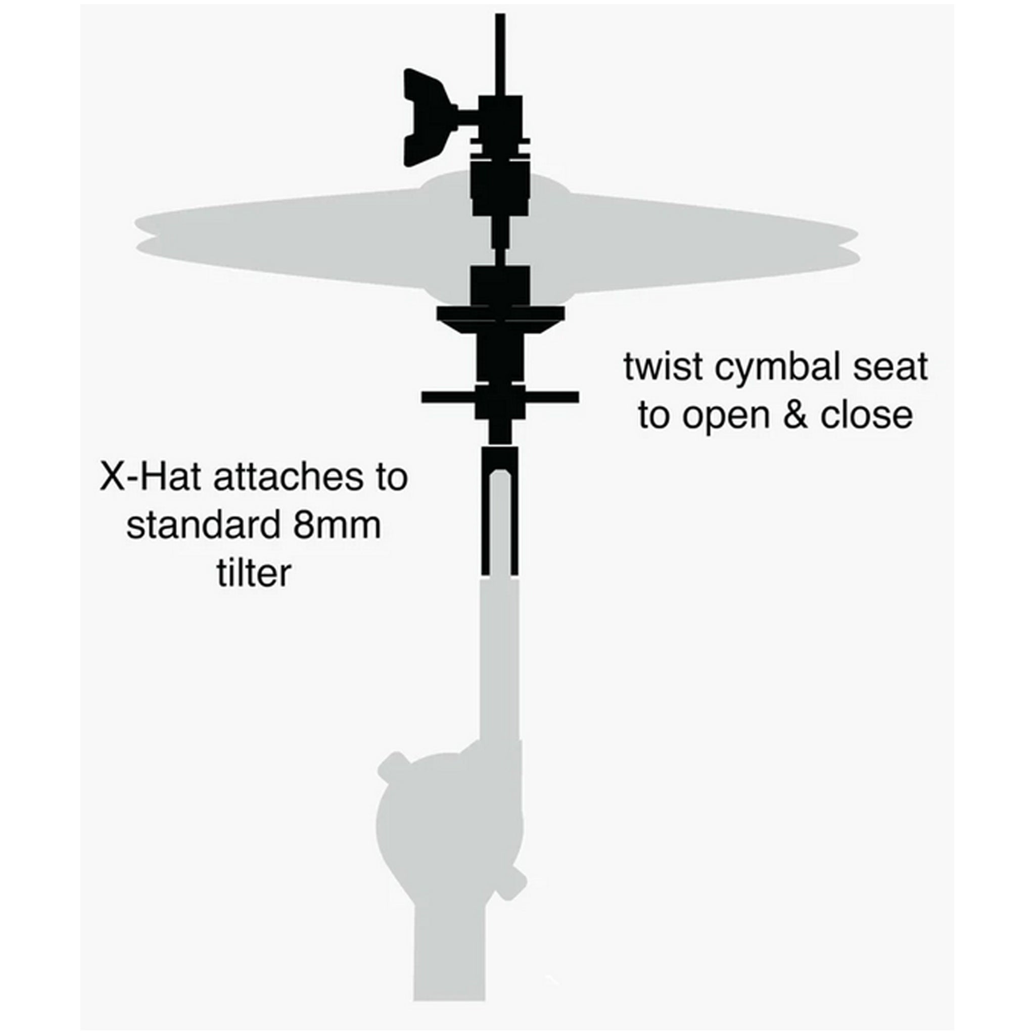 Gibraltar SC-XHAT X-Hat Cymbal Stand Adaptor