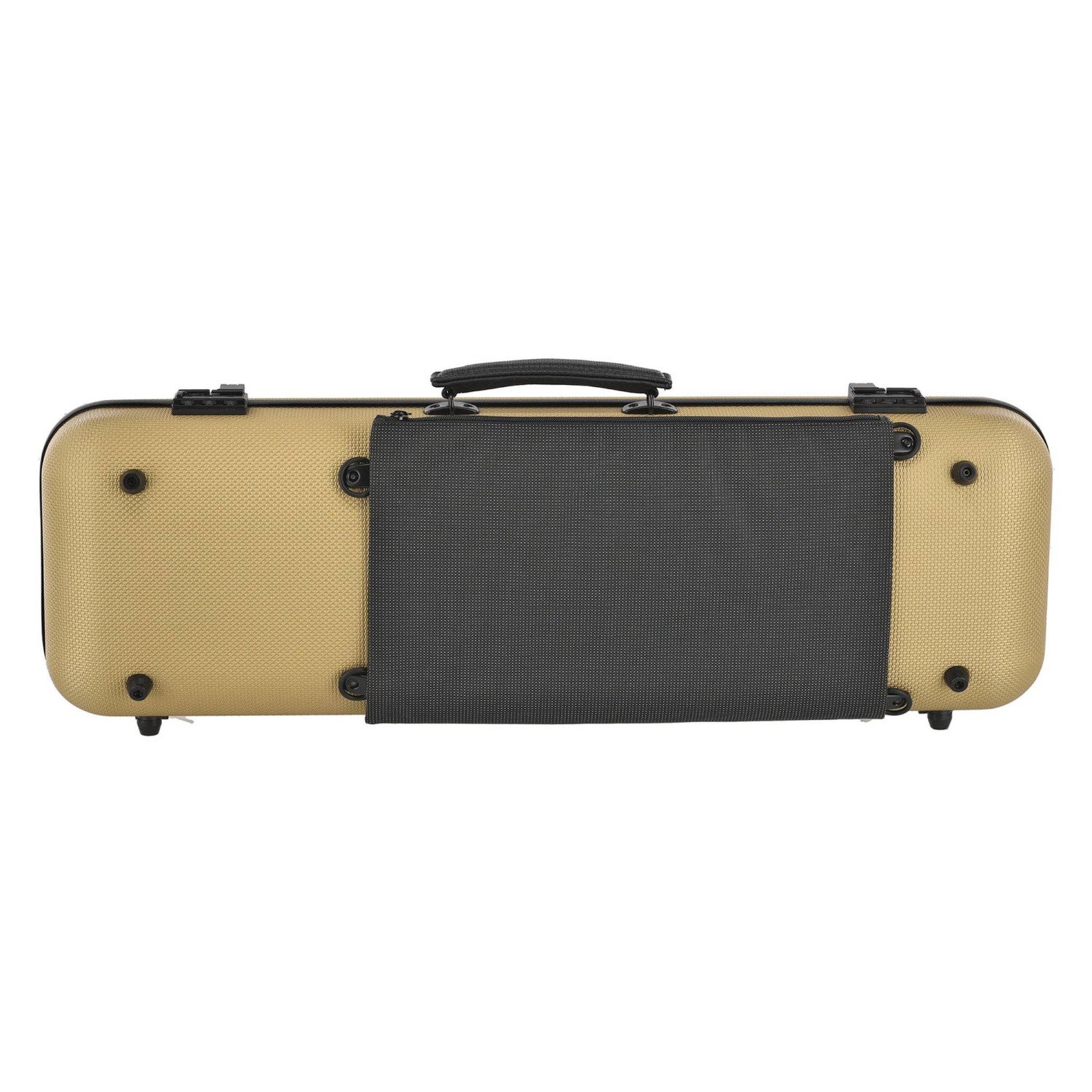 GEWA Violin Case, Air Avantgarde, Oblong, 4/4, Gold/Black, Subway Handle