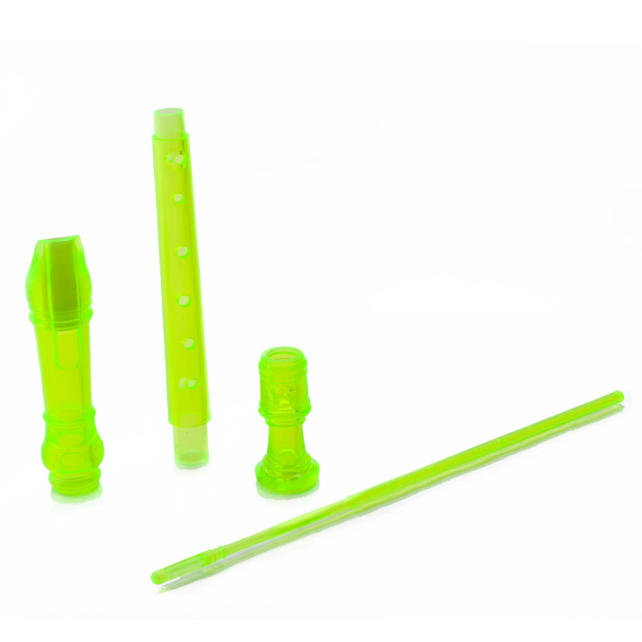 D'Luca Student 3 Piece Recorder Flute Green