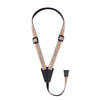 D'Addario Cradle Ukulele Straps, Paisley Grey/Orange