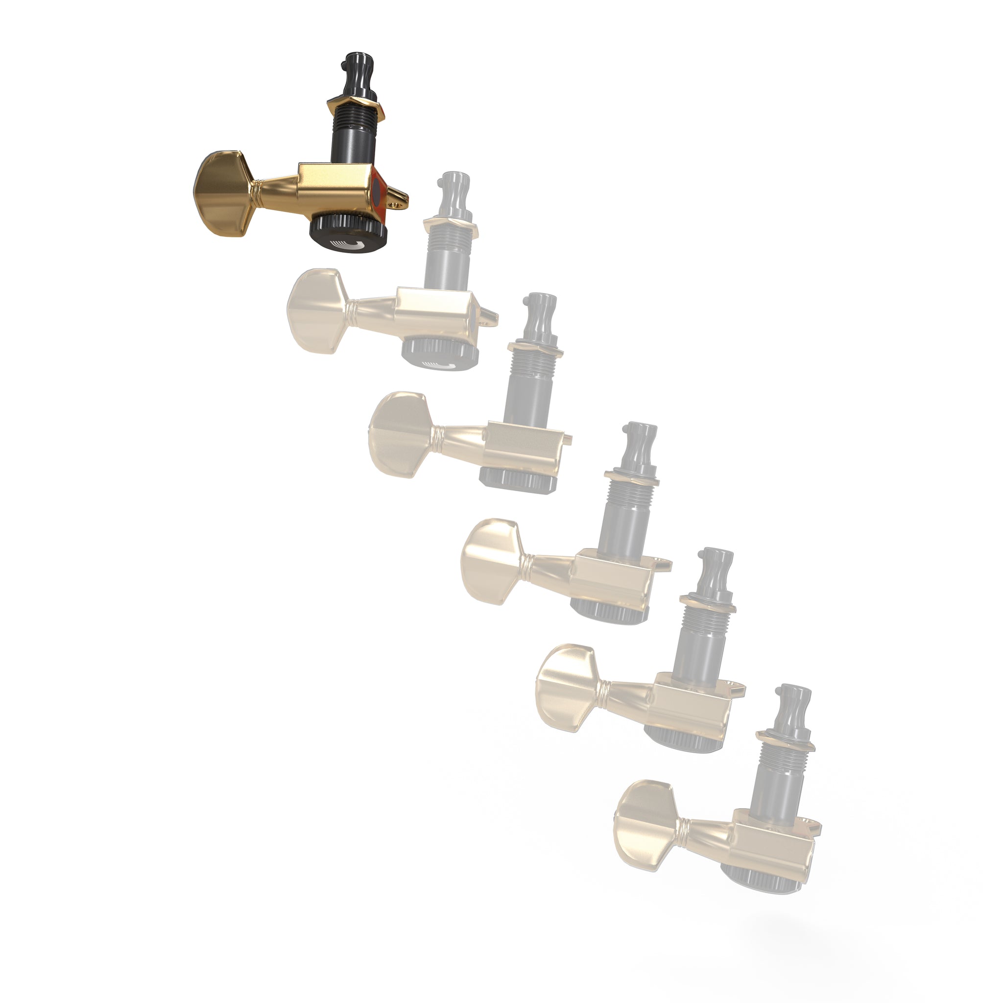 D'Addario Single in-Line, Gold