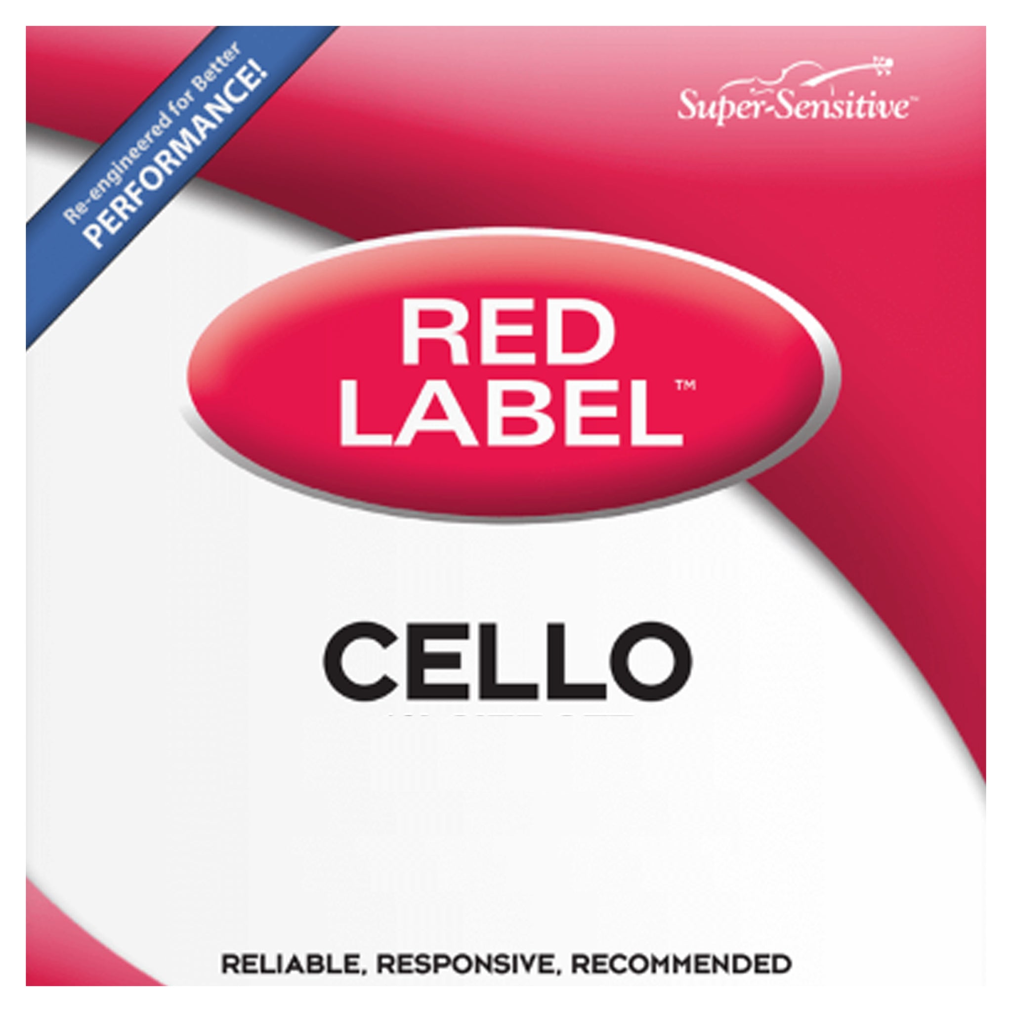 Super Sensitive Bulk Red Label Cello G Single String 1/4 Medium