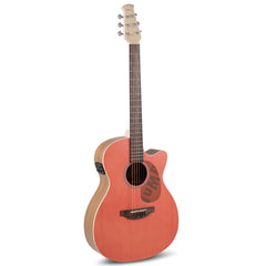 Applause Jump OM Cutway Electric Guitar, Peach