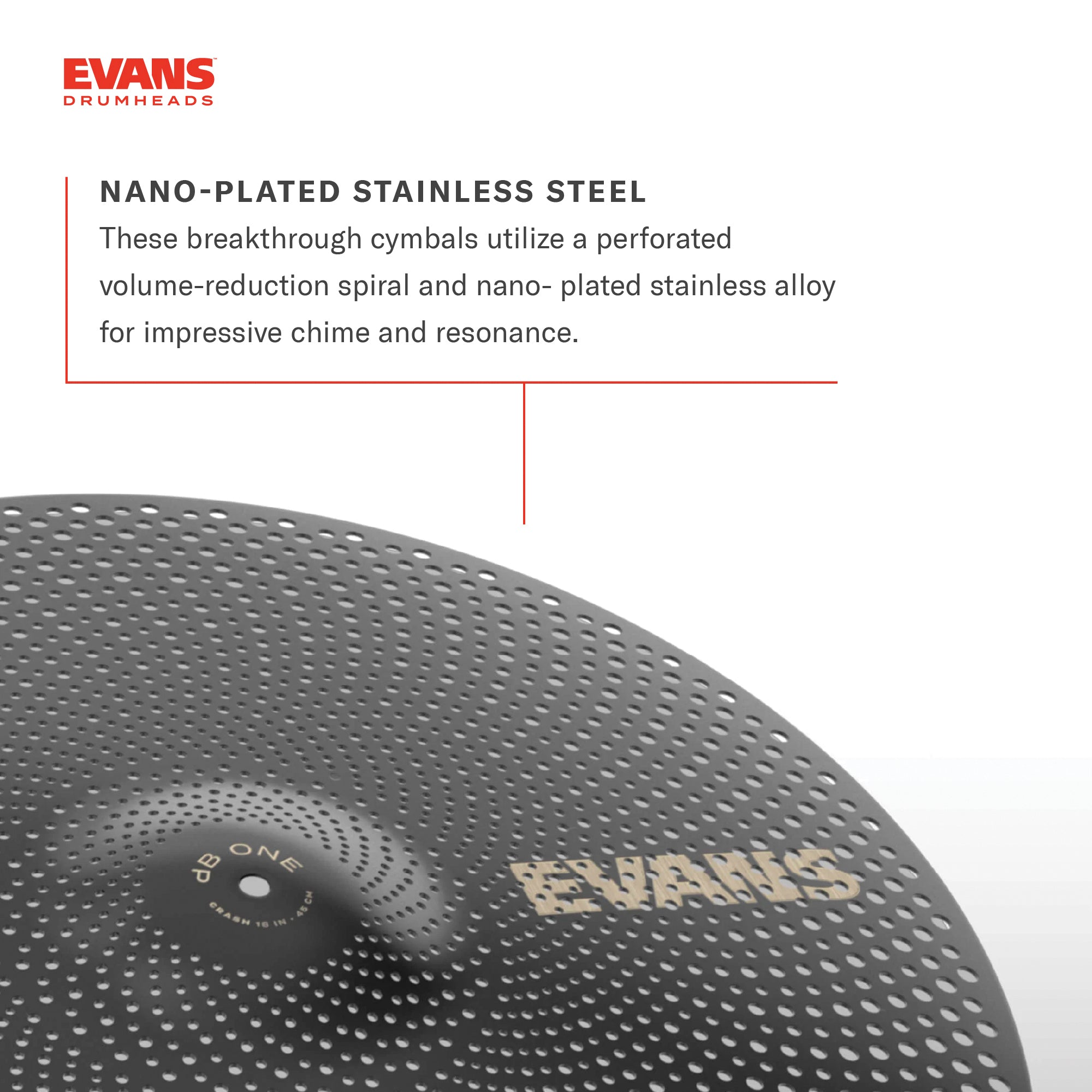 Evans 18" dB One Crash Cymbal