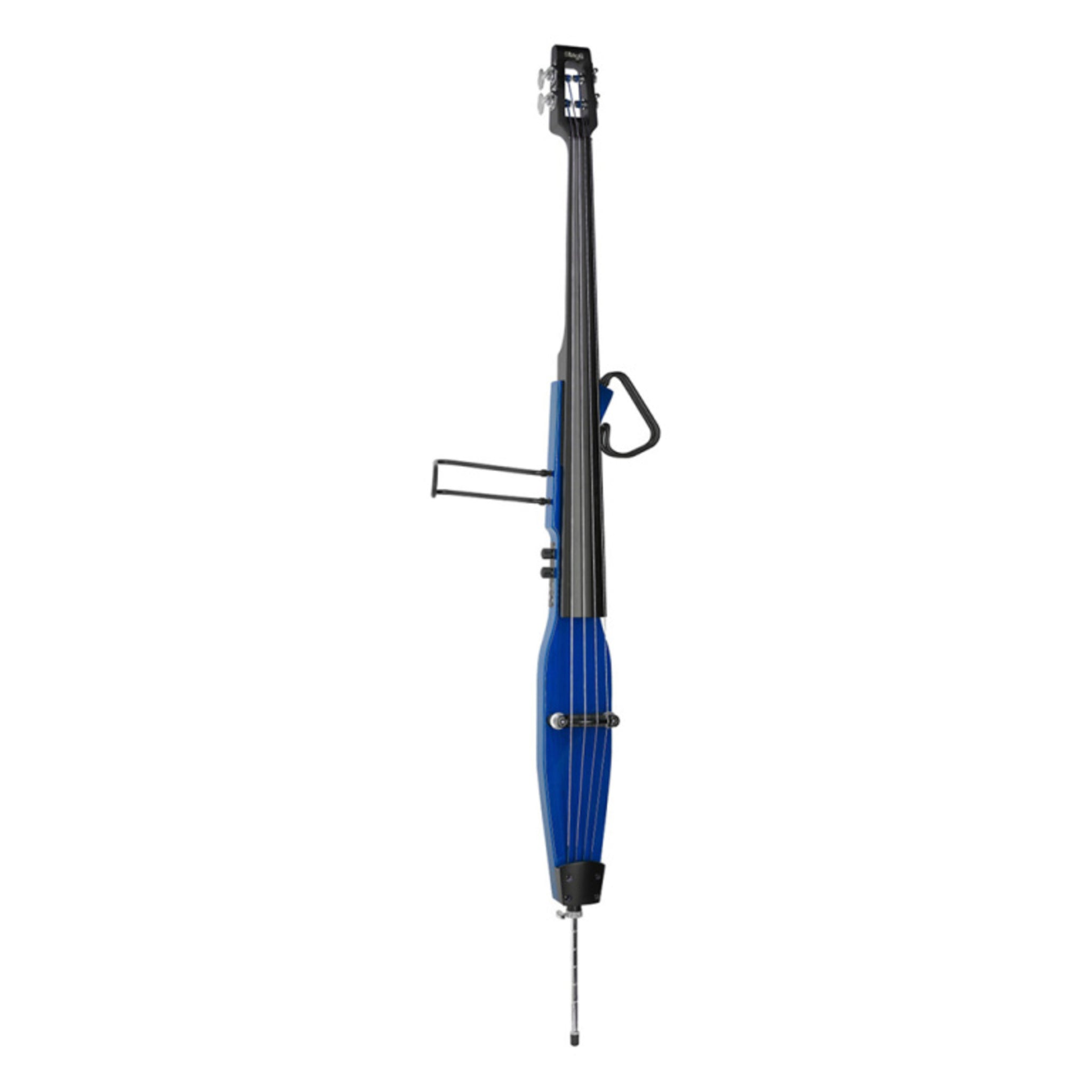 Stagg 3/4 Electric Double Bass With Gigbag, Transparent Blue