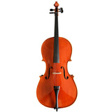 D’Luca Tonmeister 400 Ebony Fitted Cello Outfit 7/8 Size with Bow and Gig Bag