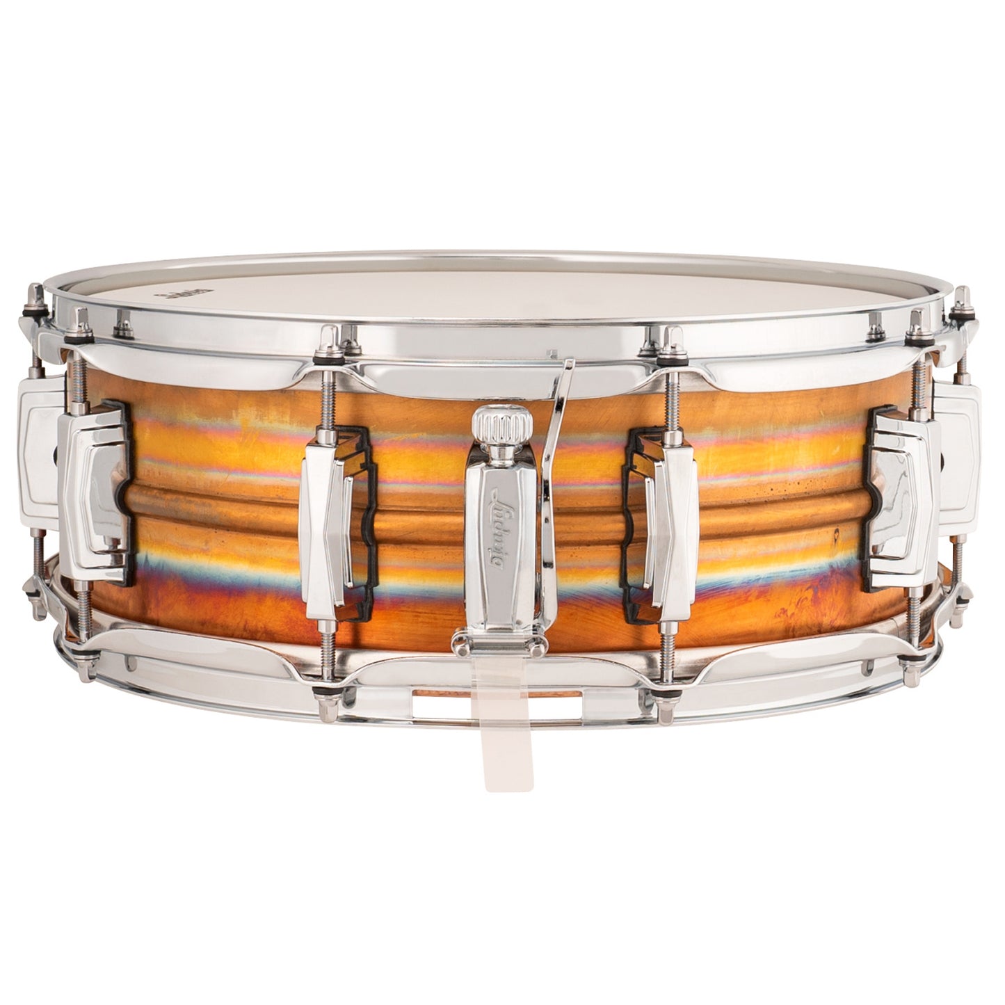 Ludwig LB550R Bronze Phonic 5x14 "RAW" Natural Patina Shell, Imperial Lugs Snare Drum