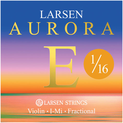 Larsen Aurora, Violin E String, (Carbon Steel), Ball, 1/16, Medium