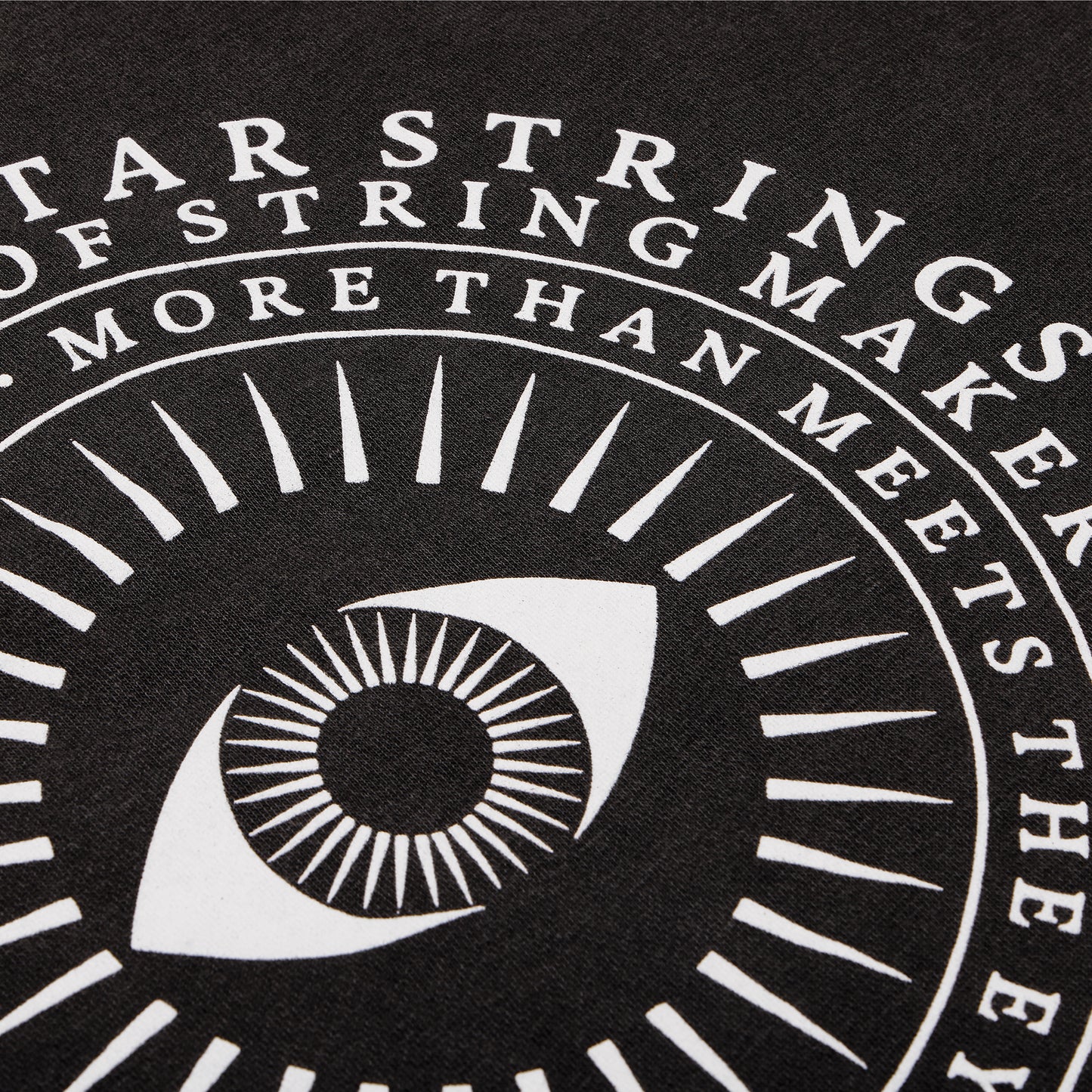 D'Addario All Seeing Eye T-Shirt, Faded Black, 2XL