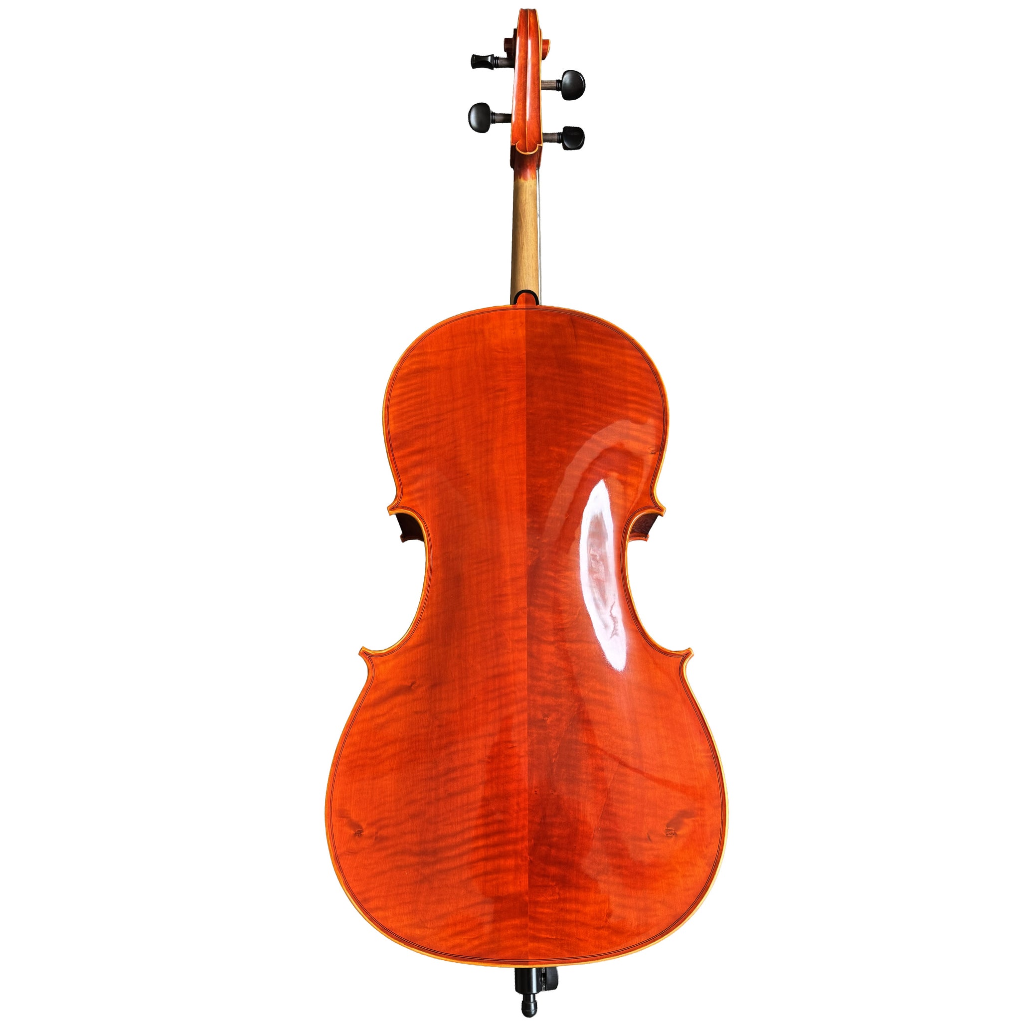 D’Luca Tonmeister 400 Ebony Fitted Cello Outfit 7/8 Size with Bow and Gig Bag