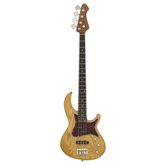 Aria Detroit Electric Bass Open Pore Natural