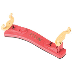 Kun Violin Shoulder Rest, Collapsible, 1/4-1/16, Red