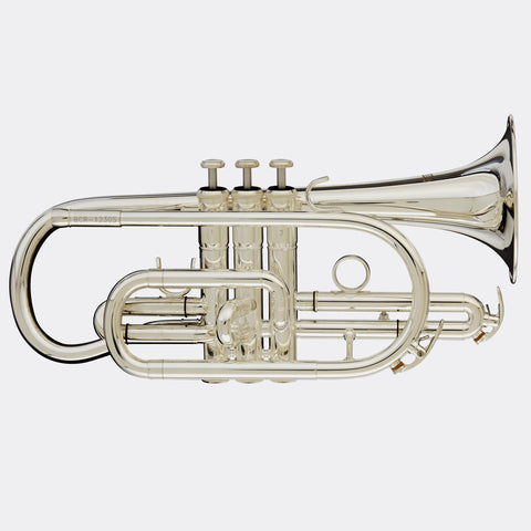 Blessing Standard Series Bb Cornet, .460", Monel, Sheperd's Crook, Silver Plate