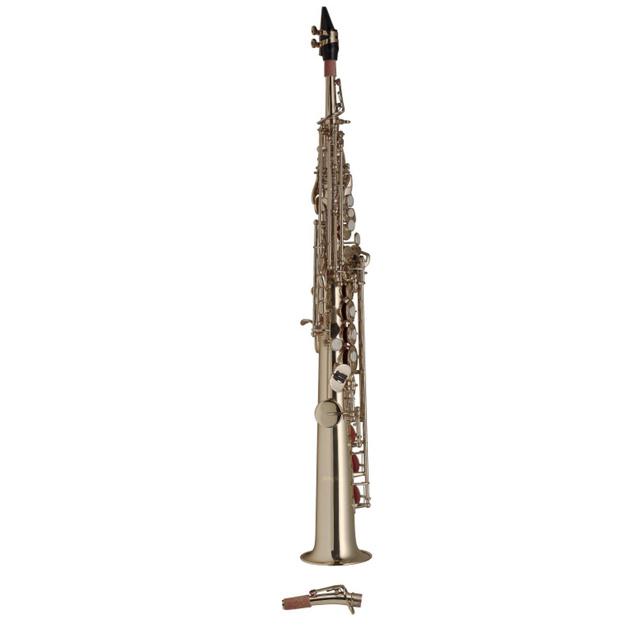 Stagg Bb Soprano Saxophone, Straight Body, In ABS Case