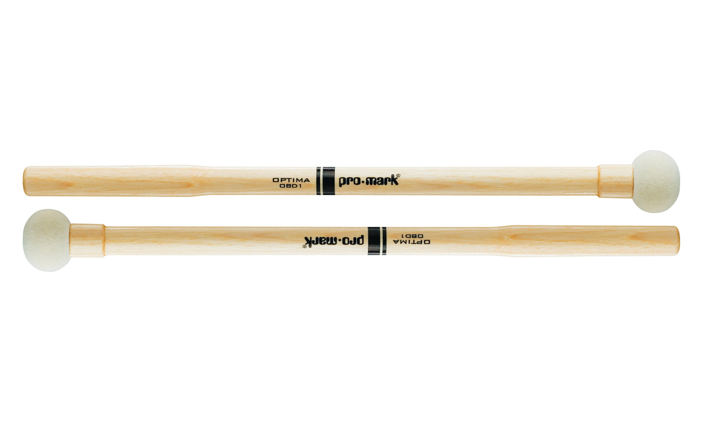 Promark Optima Marching Bass - Felt #1 Drum Mallets