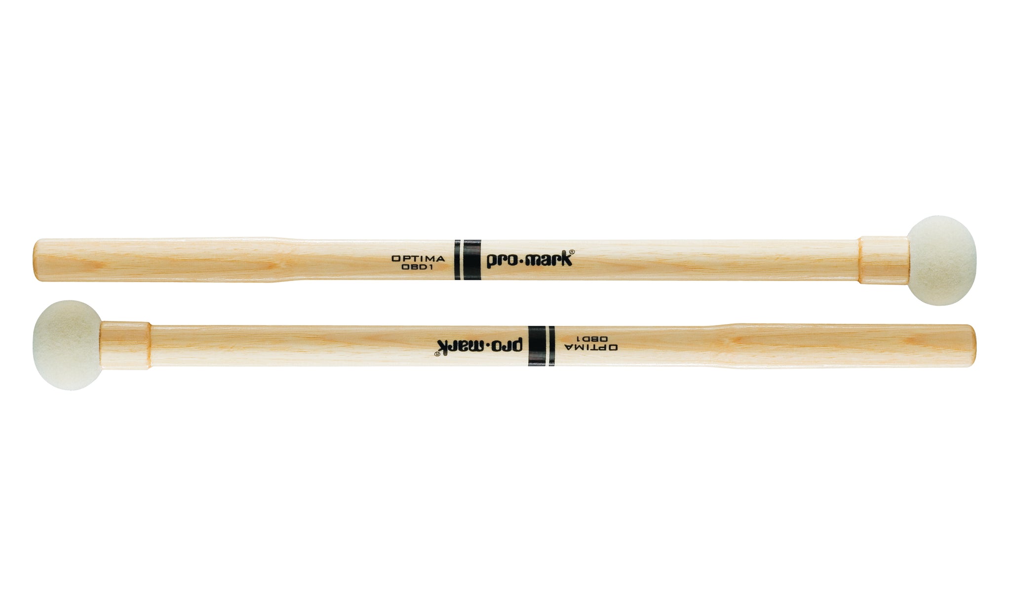 Promark Optima Marching Bass - Felt #1 Drum Mallets