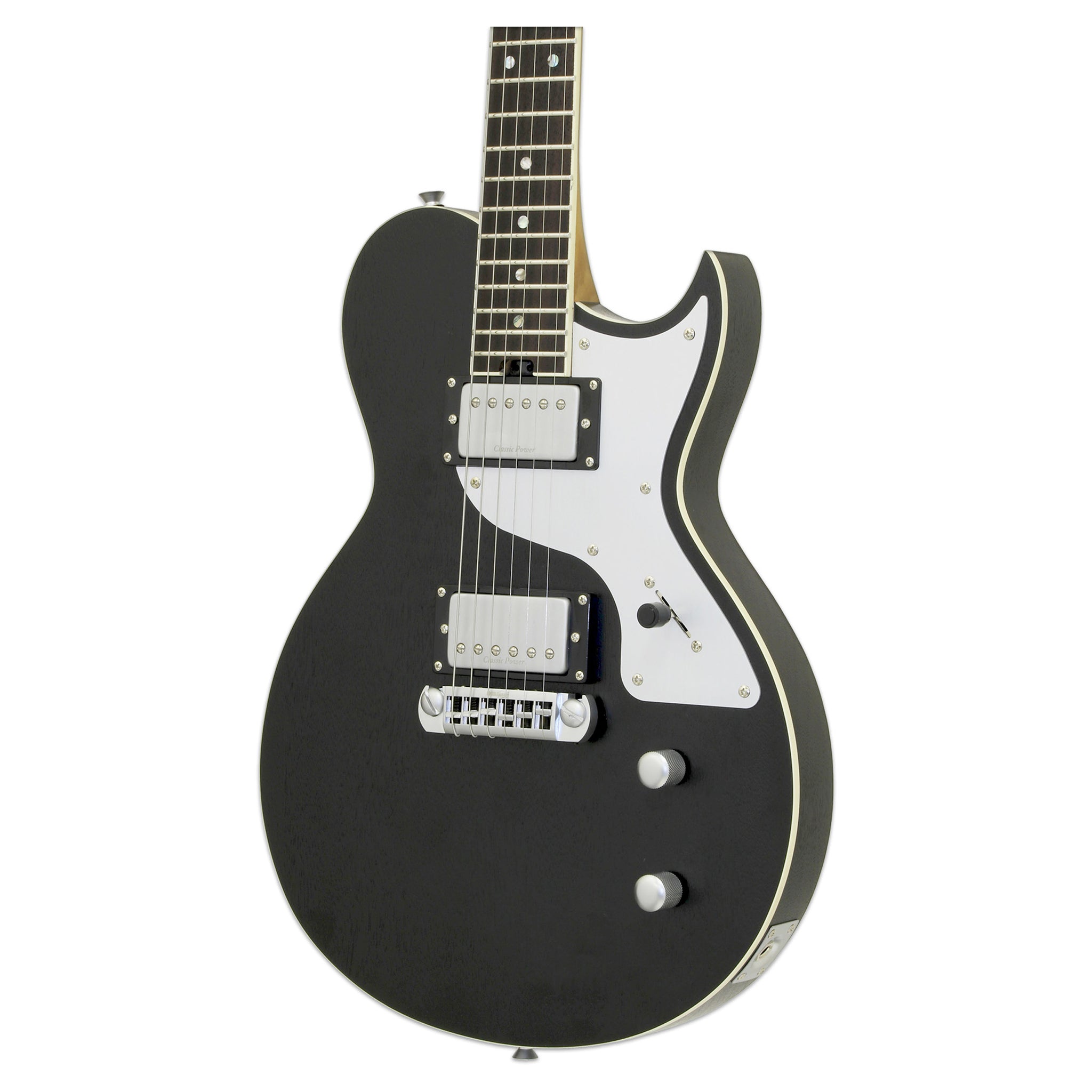 Aria Brooklyn Electric Guitar Open Pore Black