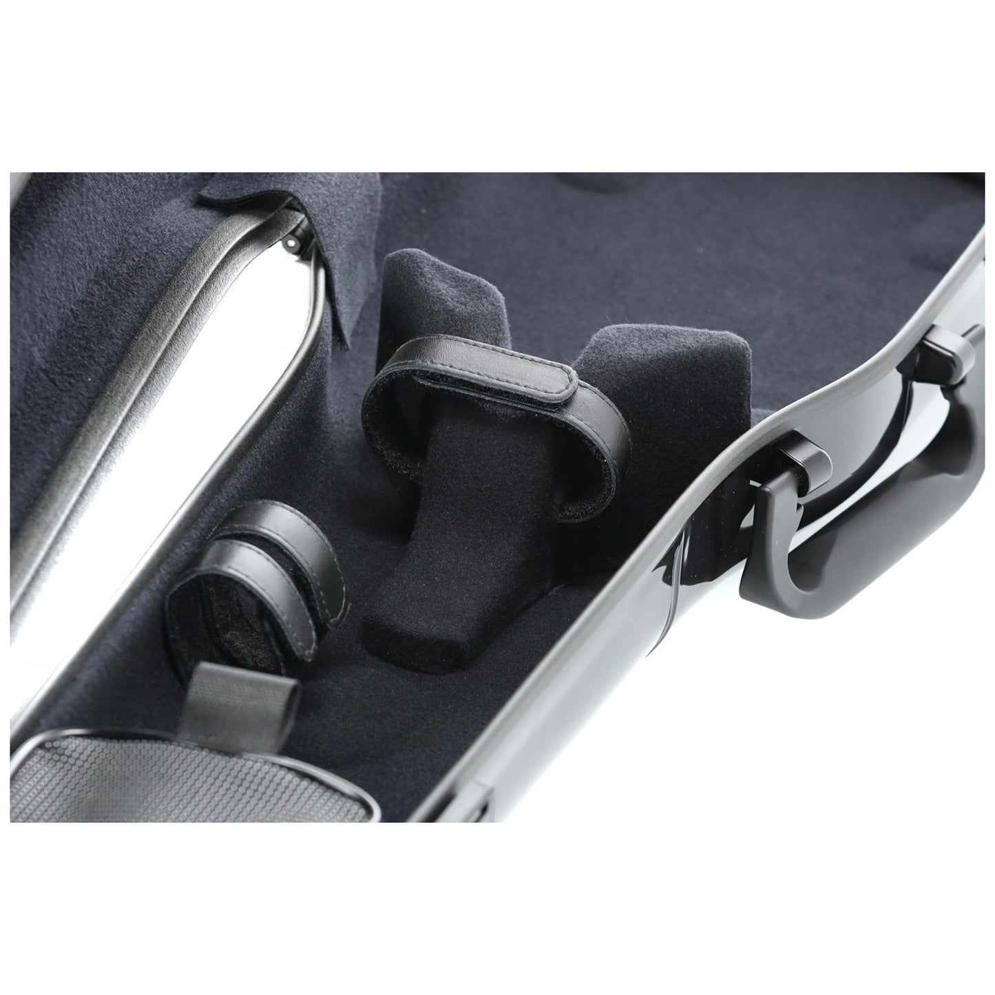GEWA Violin Case, Air 1.7, Shaped, 4/4, Black/Black, High Gloss, w/Subway Handle