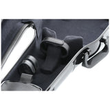 GEWA Violin Case, Air 1.7, Shaped, 4/4, Black/Black, High Gloss, w/Subway Handle