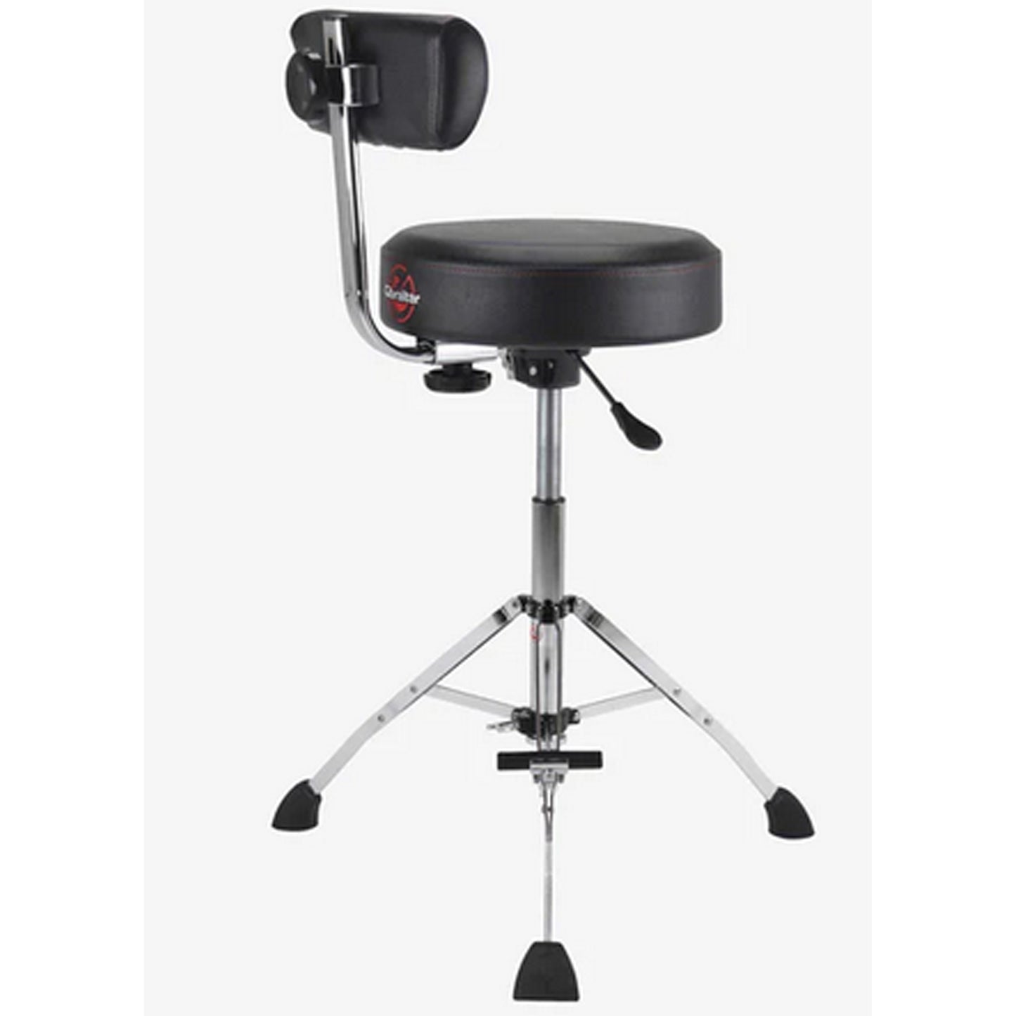 Gibraltar Hydraulic Tall Round Drum Throne with Footrest