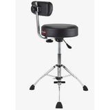 Gibraltar Hydraulic Tall Round Drum Throne with Footrest