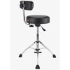 Gibraltar Hydraulic Tall Round Drum Throne with Footrest