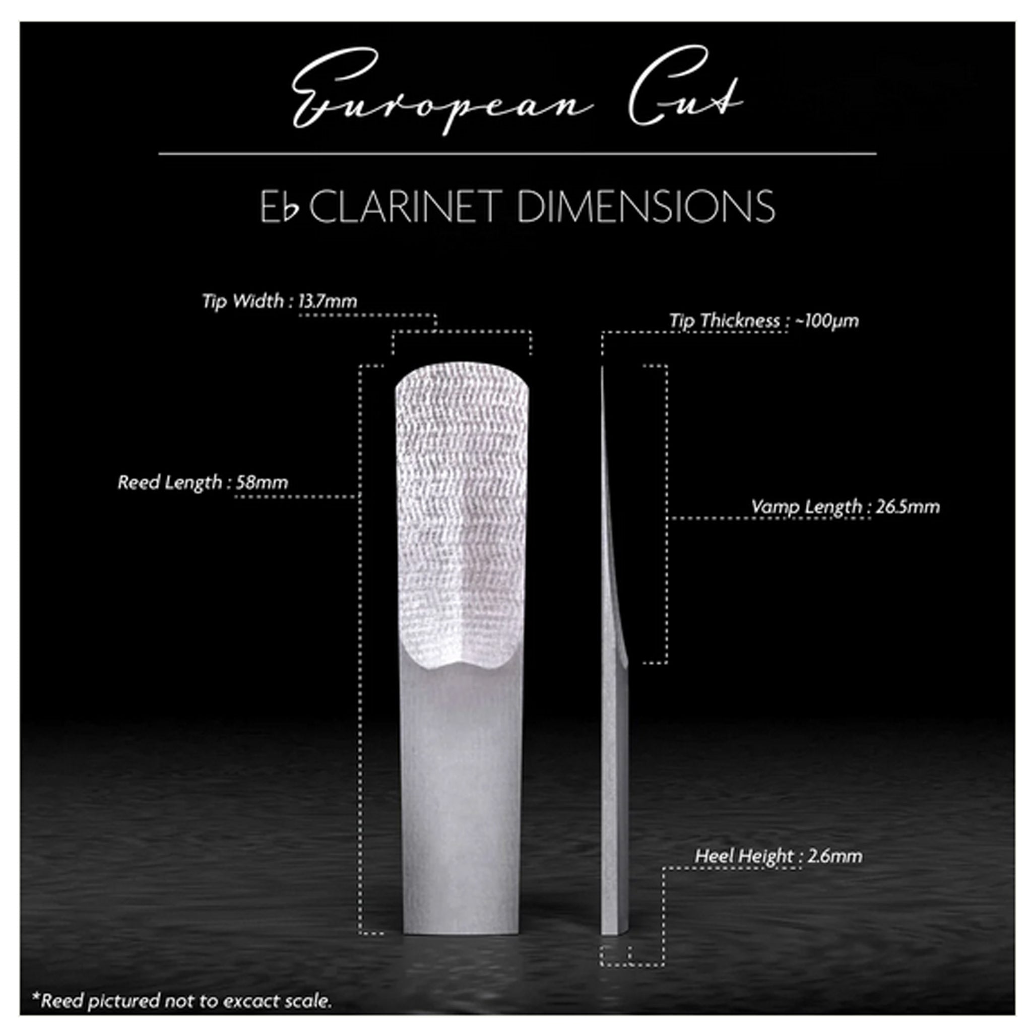 Legere Eb Clarinet European Cut Reed Strength 2.75