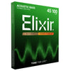 Elixir 80/20 Bronze Acoustic 4-String Bass Strings Long Scale, Light (.045-.100)