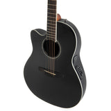 Ovation Celebrity Traditional E-Acoustic Guitar CS24L-5G, CS/Mid/Cutaway, Black, Lefty