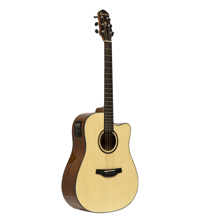 Crafter Silver Series 250, Dreadnought Acoustic-Electric Guitar With Cutaway