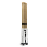ProMark Classic Forward 5A Hickory Drumstickss, Oval Wood Tip, 4-Pack