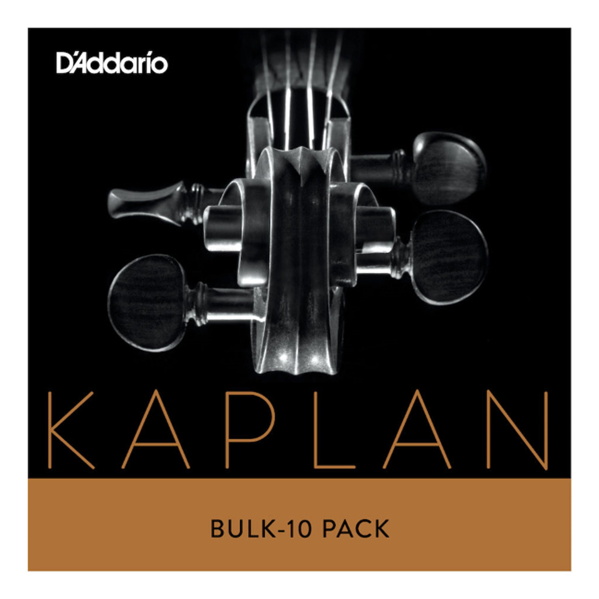 D'Addario Kaplan Bass Single D String, 3/4 Scale, Light Tension, Bulk 10-Pack