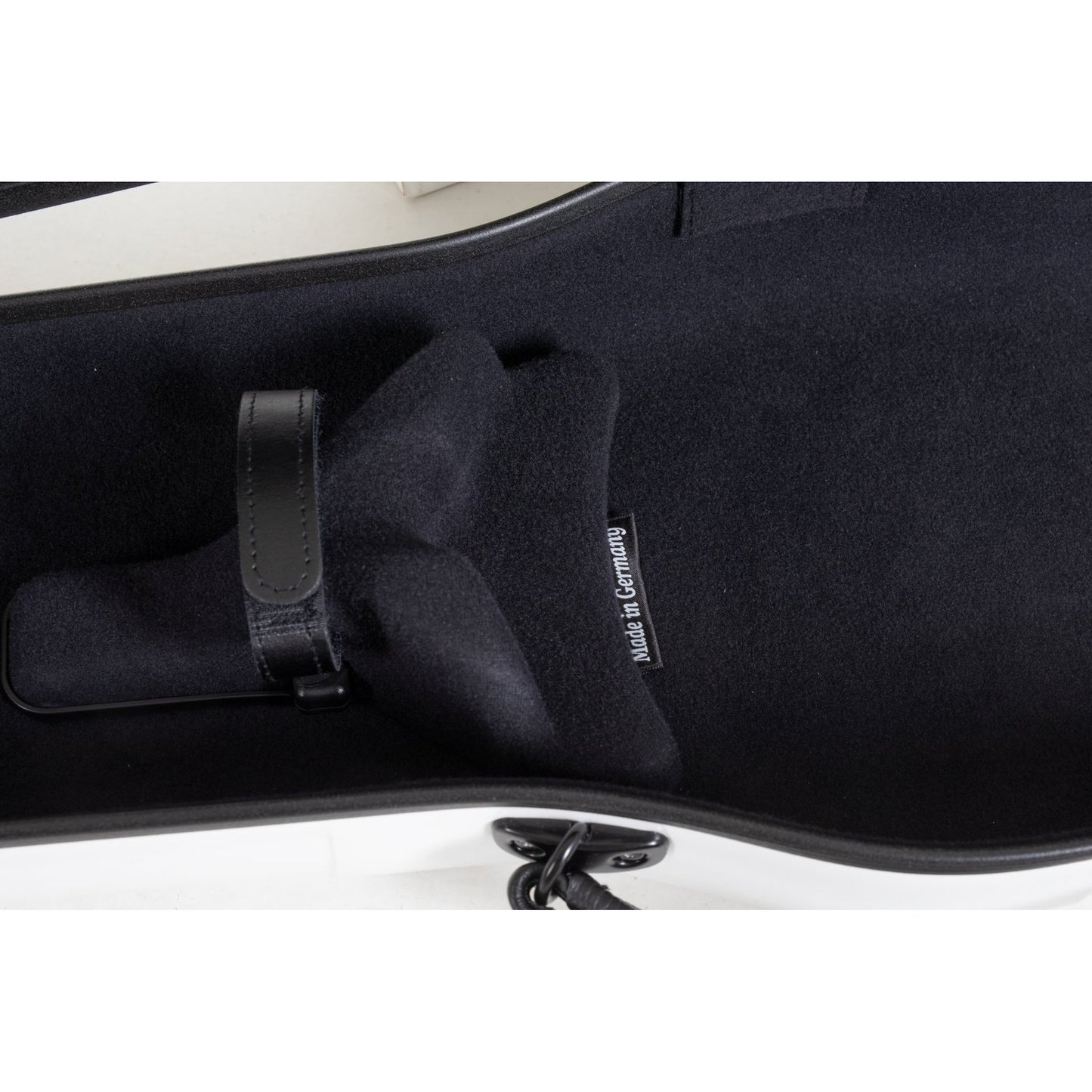 GEWA Viola Case, Air 2.0, Shaped, White/Black, High Gloss w/Subway Handle