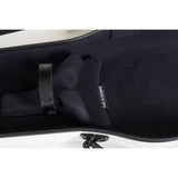GEWA Viola Case, Air 2.0, Shaped, White/Black, High Gloss w/Subway Handle